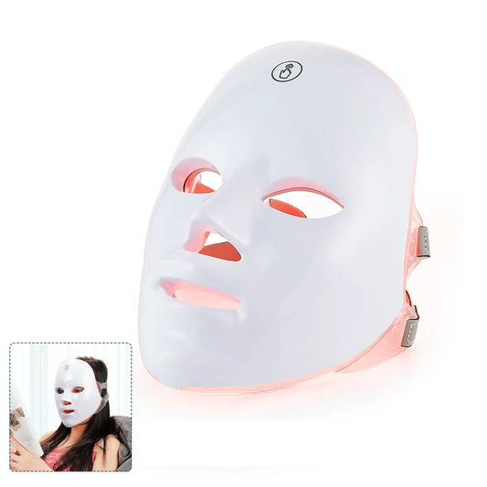 LED Photonen Gezichtsmasker – 7 Kleuren Lichttherapie