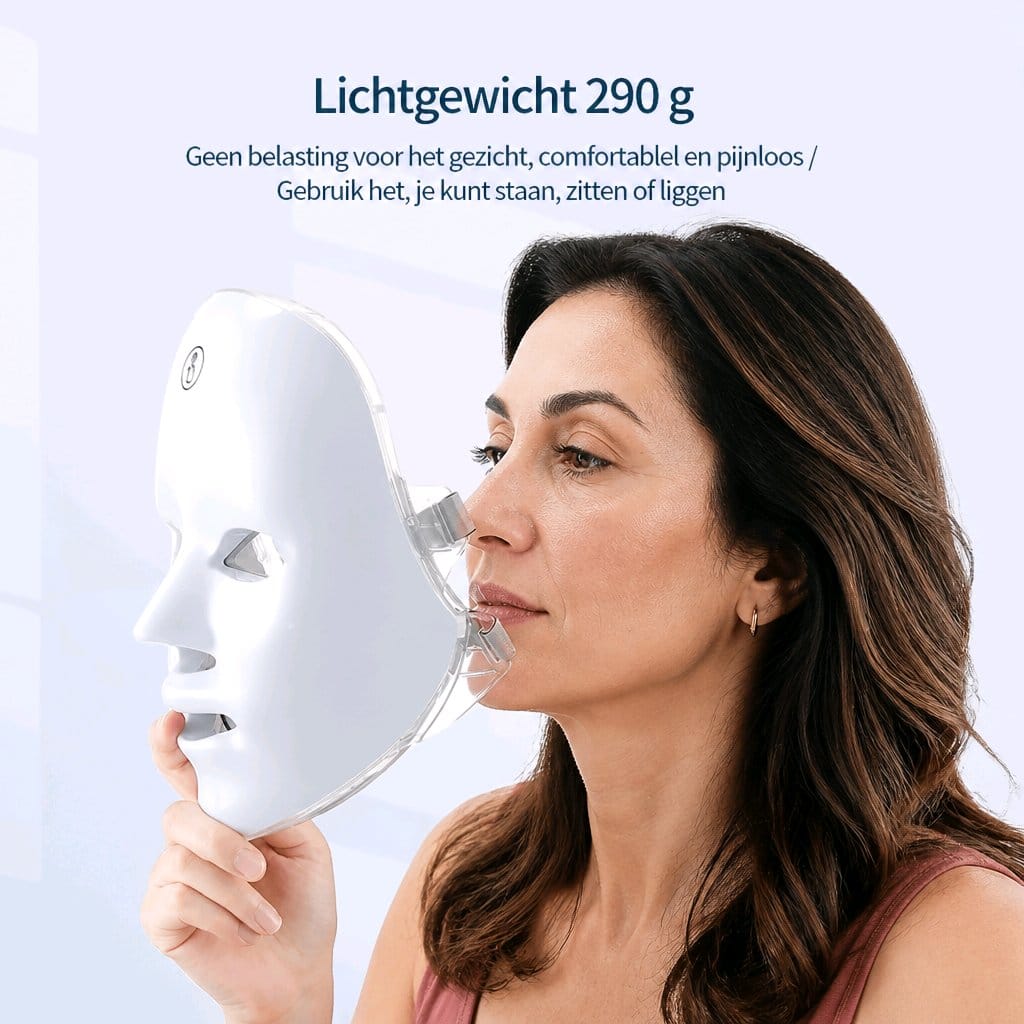 LED Photonen Gezichtsmasker – 7 Kleuren Lichttherapie