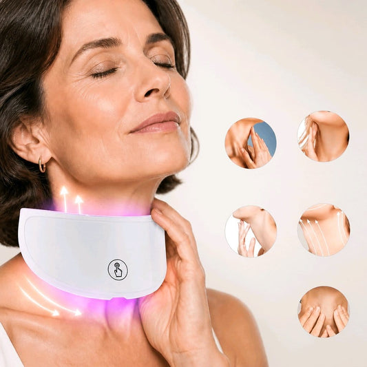Nek LED Masker — Lichttherapie voor Huidverstrakking & Anti-Rimpel