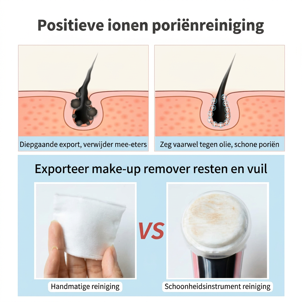 Gezichtslifter met LED licht en EMS microstroom