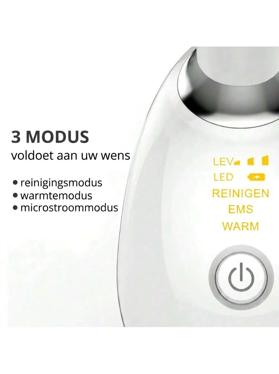 EMS Gezichtsmassager met LED Therapie voor Nek en Gezicht
