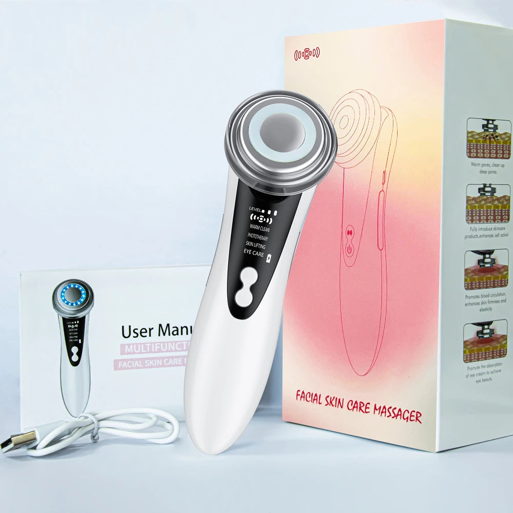 Gezichtslifter met LED licht en EMS microstroom