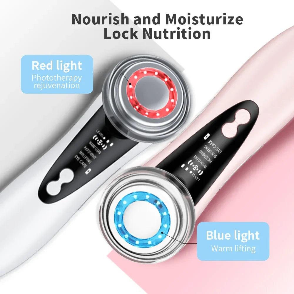 Gezichtslifter met LED licht en EMS microstroom