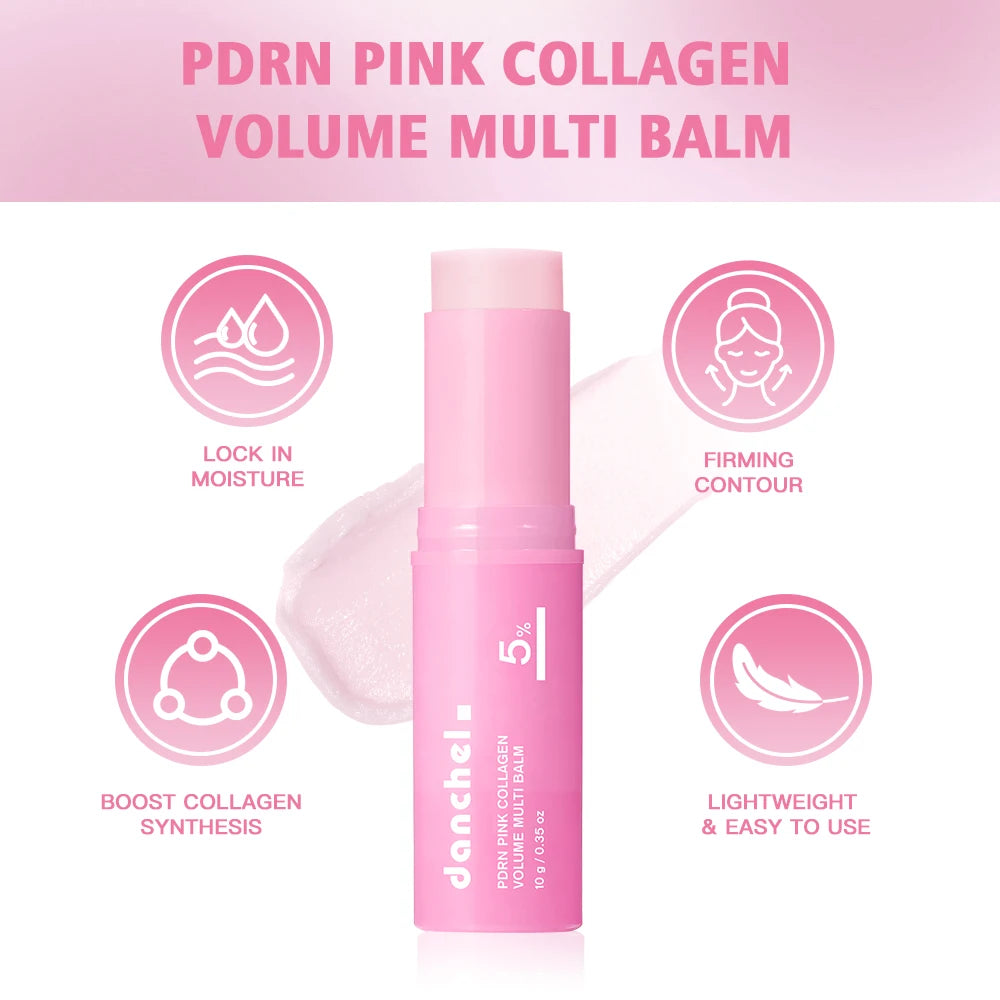 PDRN Pink Collagen Balm Stick toepassing