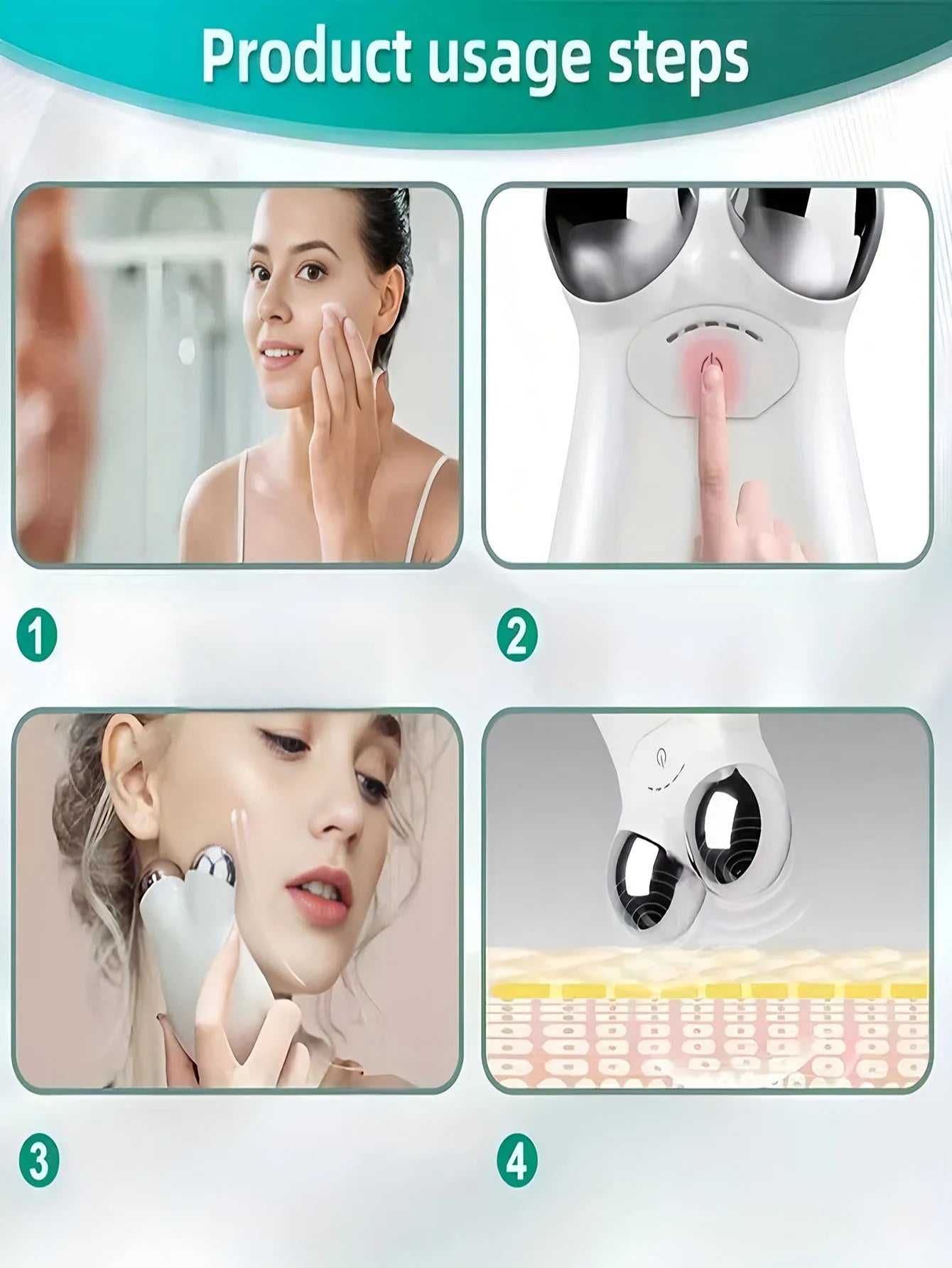 EMS Microstroom Gezichtsmassager