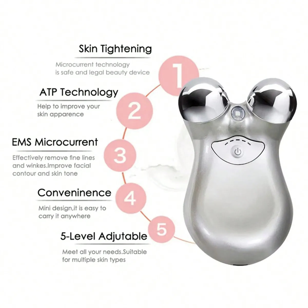 EMS Microstroom Gezichtsmassager