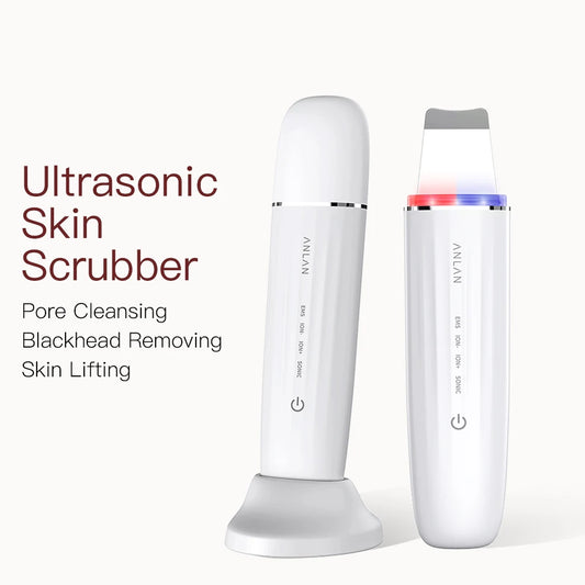 ANLAN 4-in-1 Gezichtsbehandeling | Ultrasoon Reinigen, EMS Lifting & LED Lichttherapie