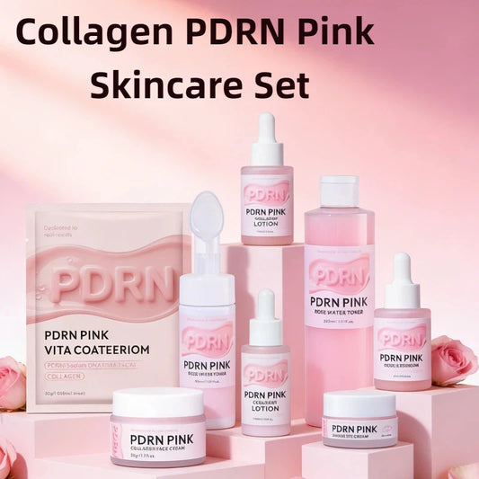 PDRN Roze Oogcrème met Collageen & Zalm-DNA voor de Oogcontouren